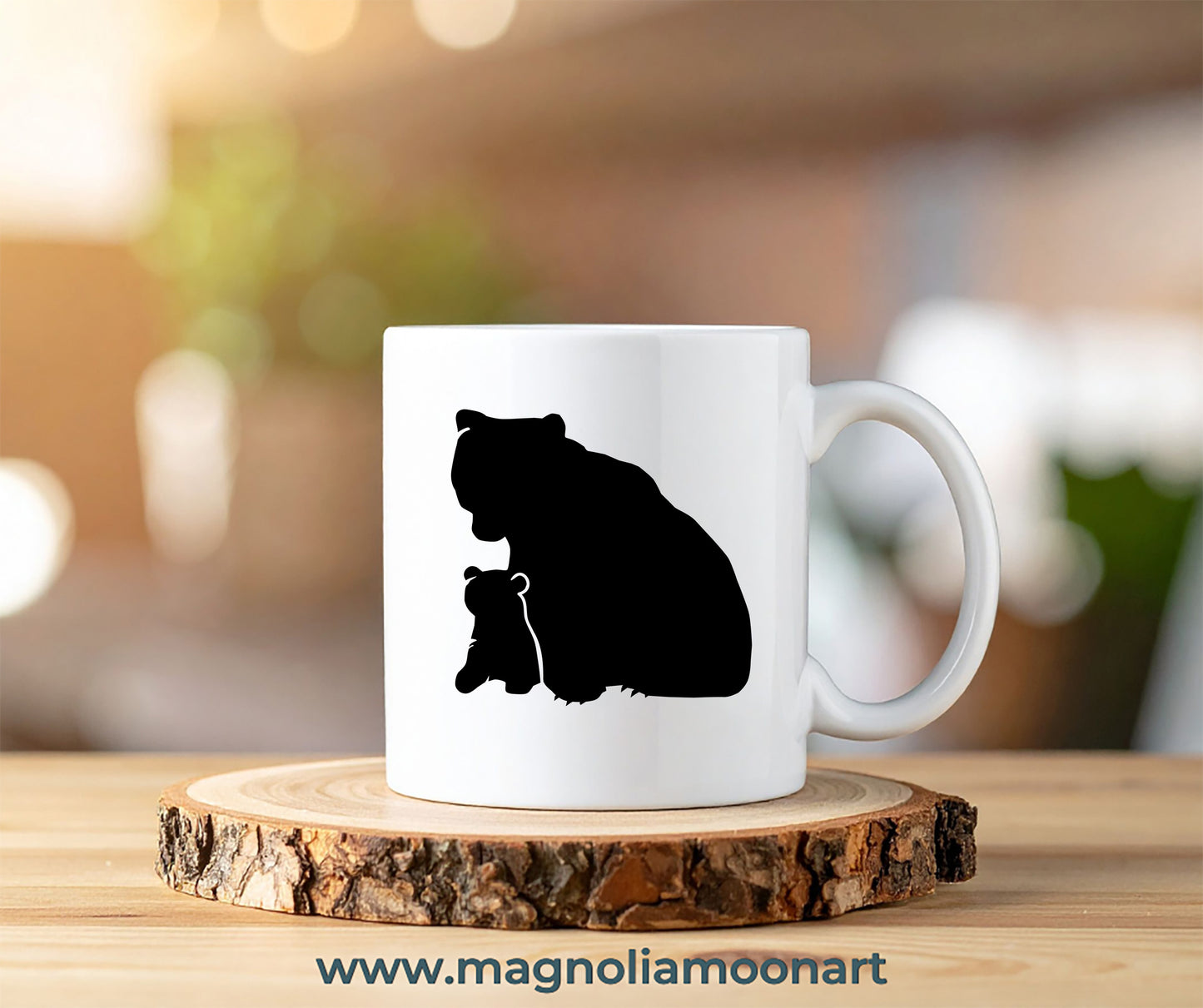 Mama Bear and Baby Bear SVG