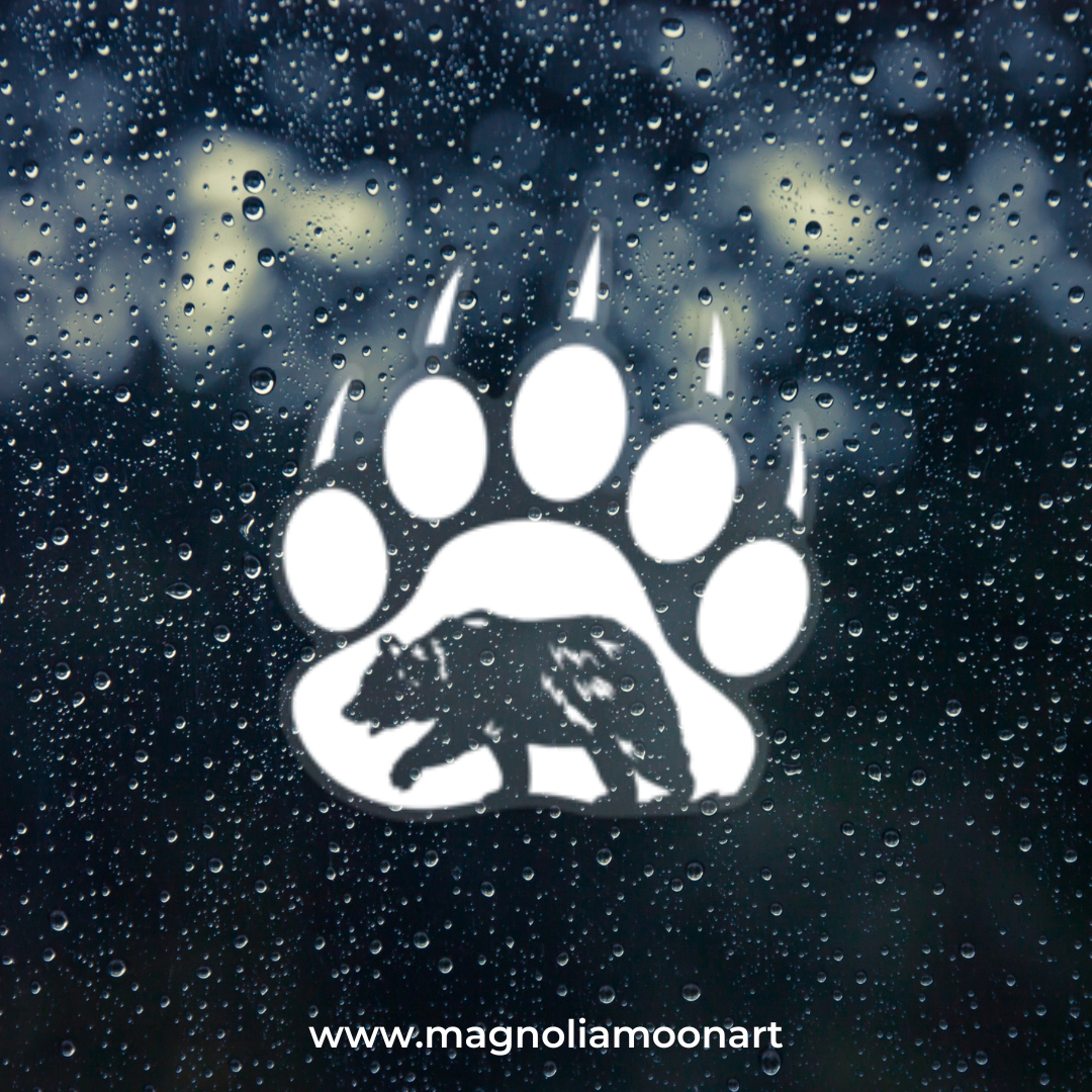 Bear Paw Decal