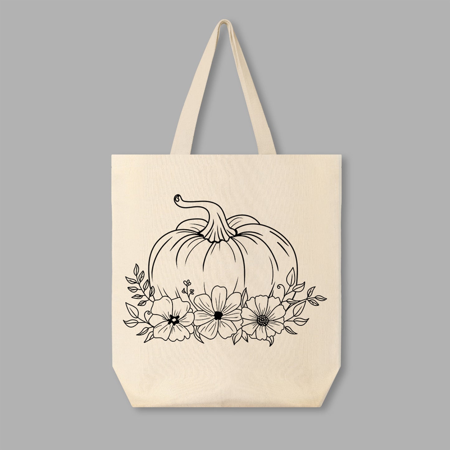 Floral Pumpkin SVG