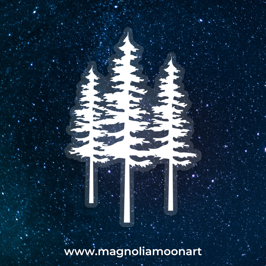 Evergreen Trees Sticker