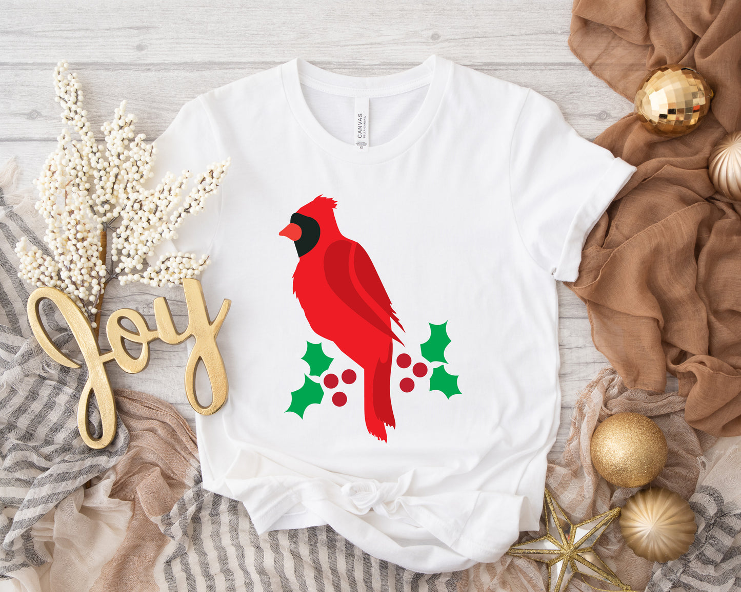 Cardinal Christmas Bird SVG
