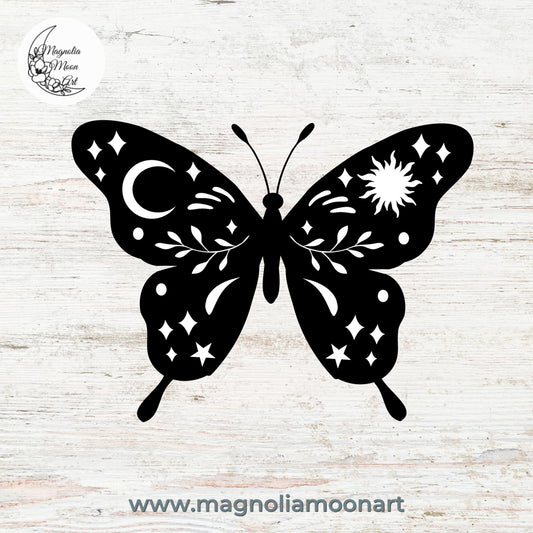 Celestial Butterfly SVG