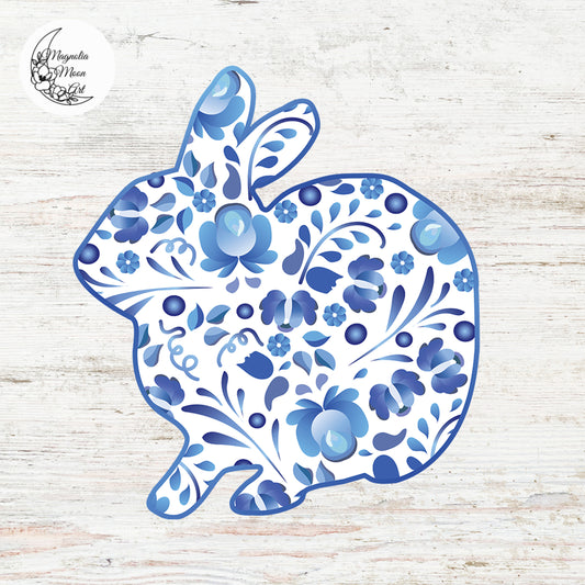 Floral Bunny PNG
