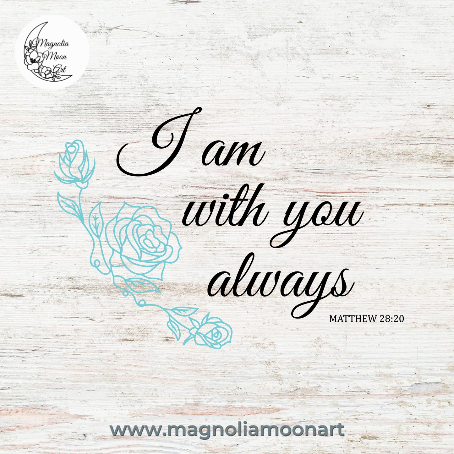 I Am With You Always SVG