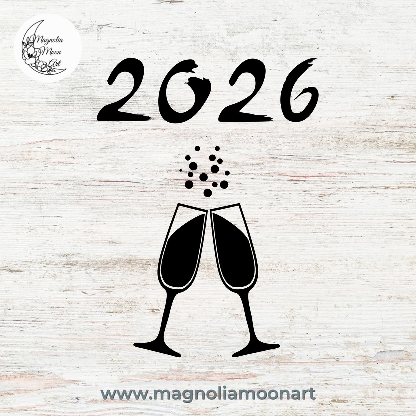 New Year 2026 SVG