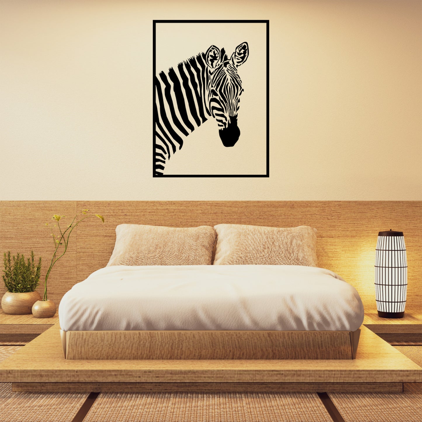 Zebra Framed SVG