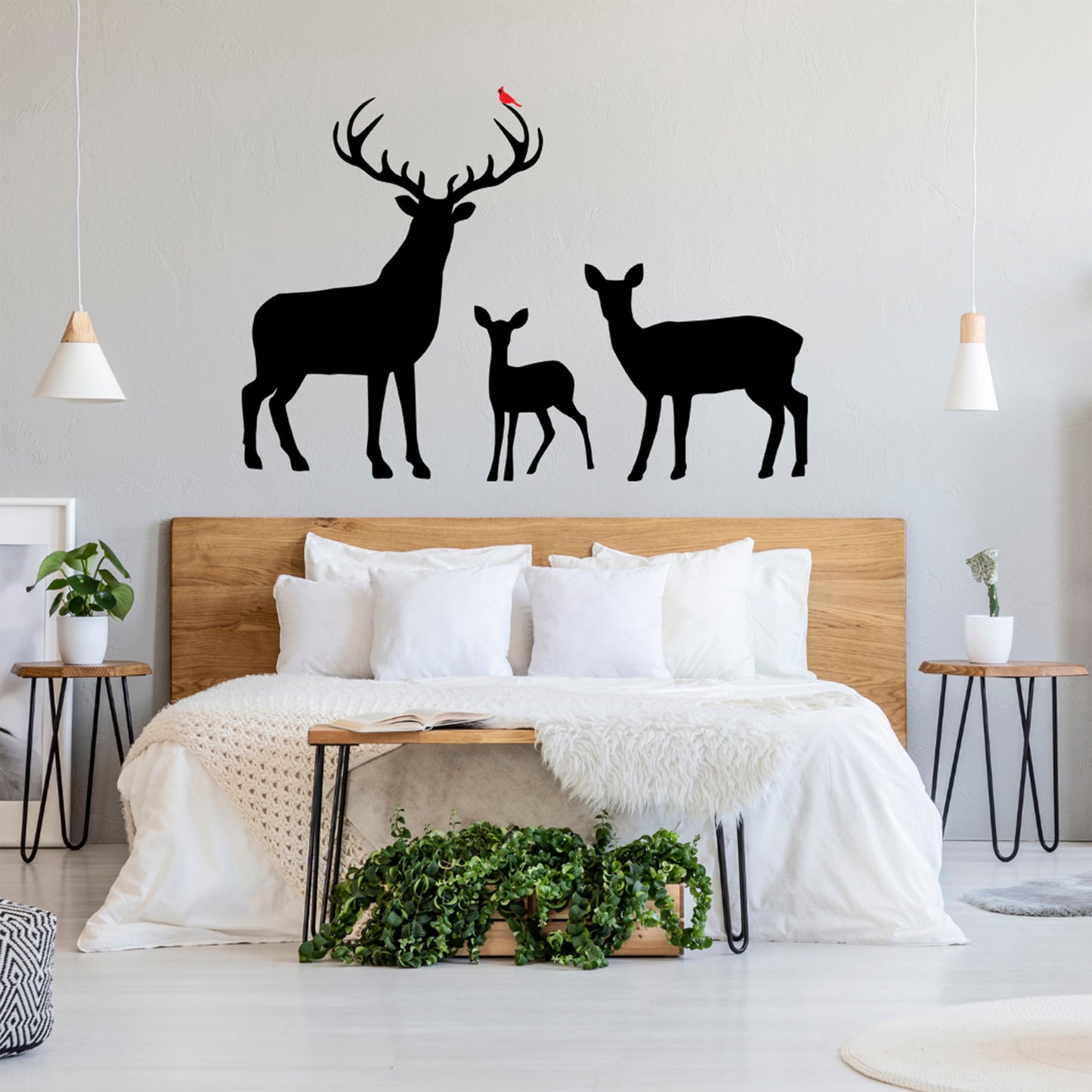 Christmas Deer Family SVG