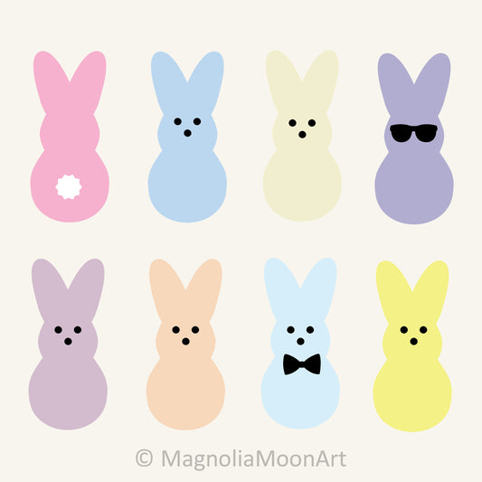 Marshmallow Bunnies SVG