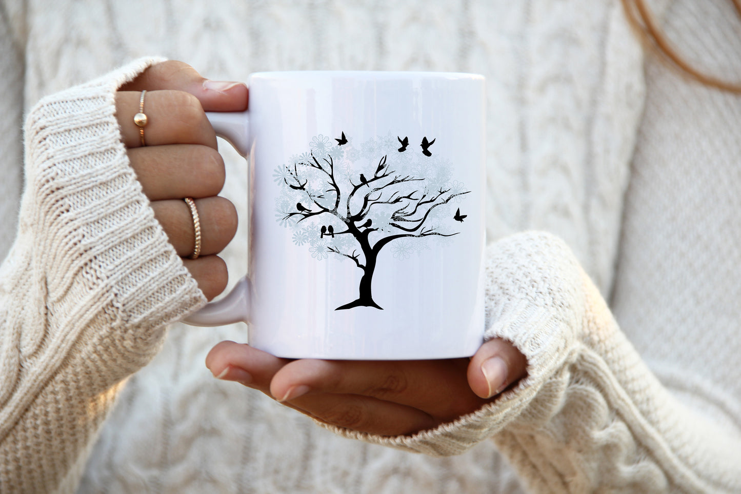 Winter Snow Tree digital clip art