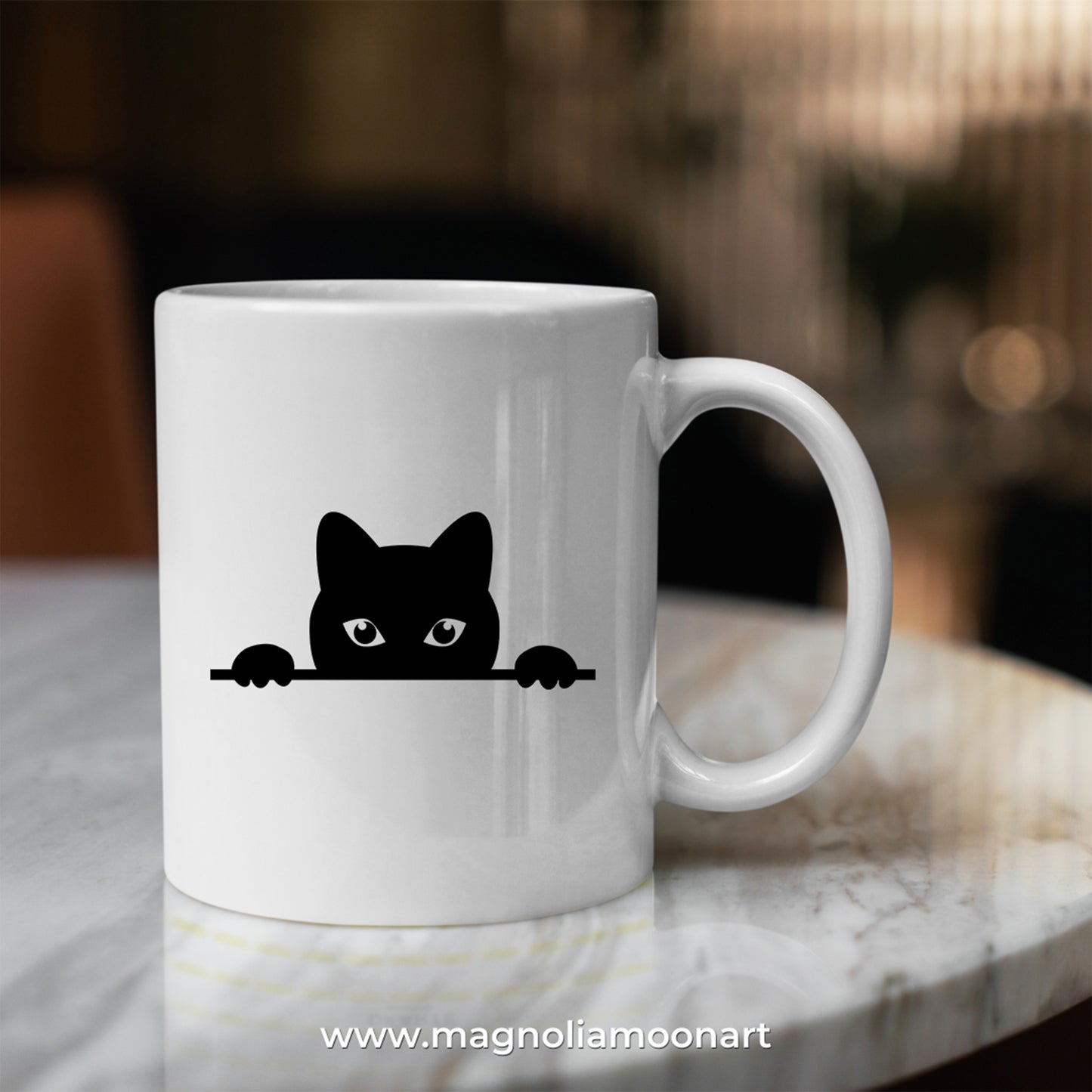 Black Cat Divider SVG