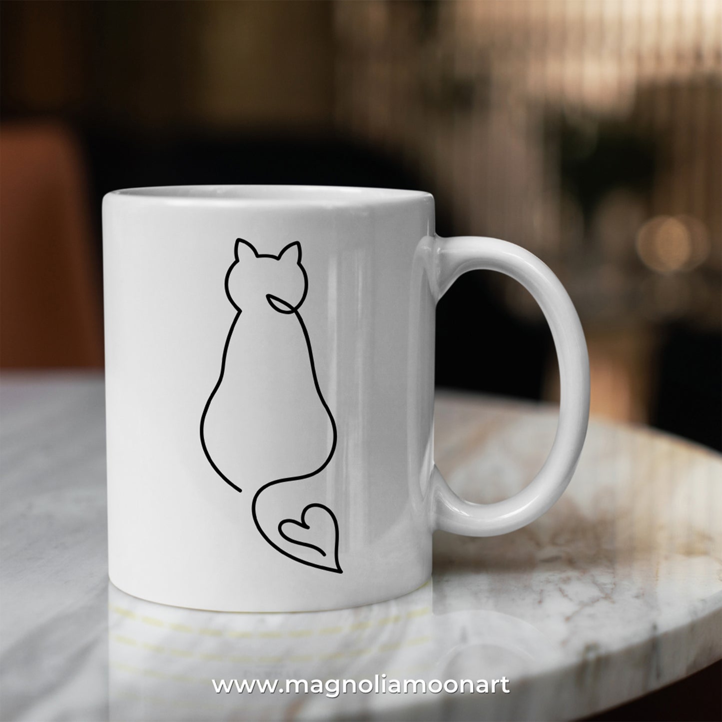 Cat Line Art SVG