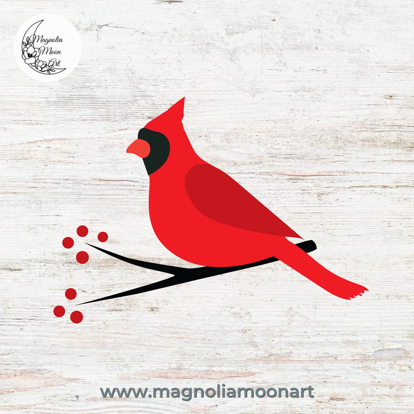 Cardinal Birds SVG