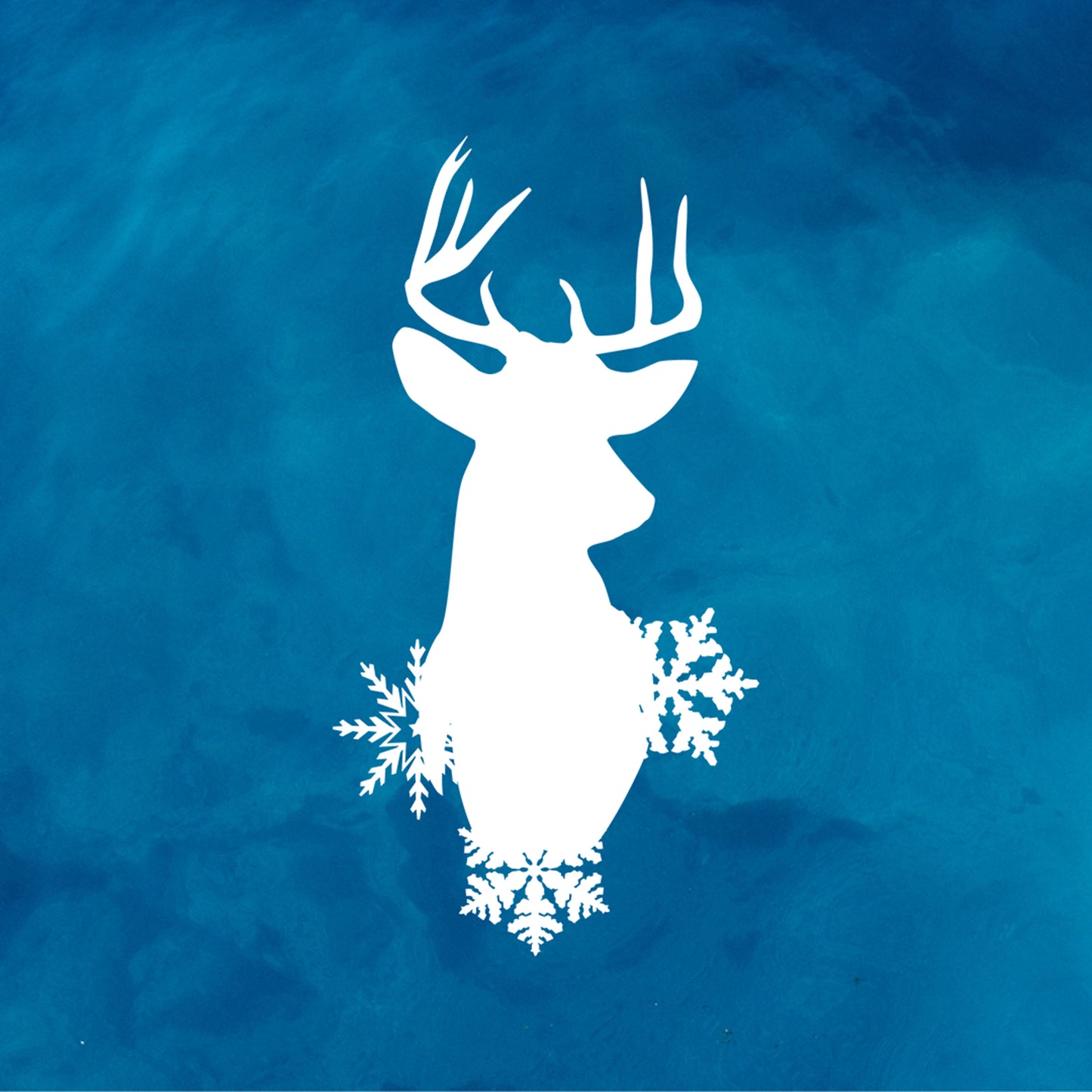 Christmas Deer Snowflakes SVG