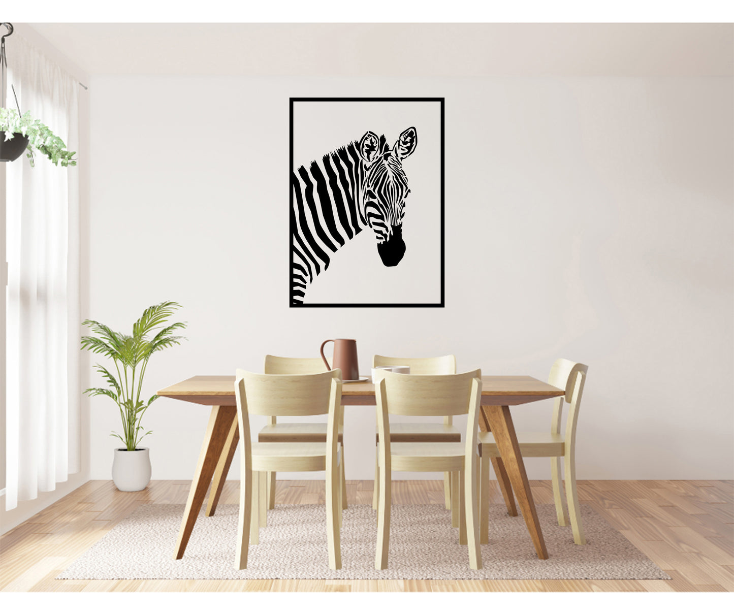Zebra Framed SVG