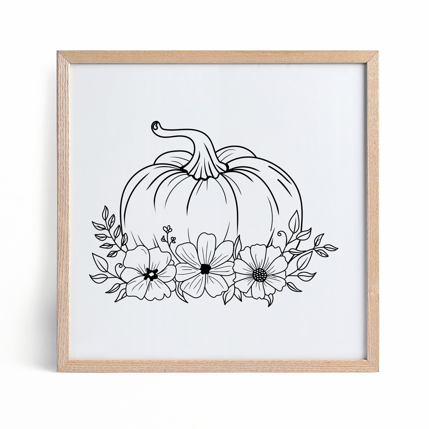 Floral Pumpkin SVG