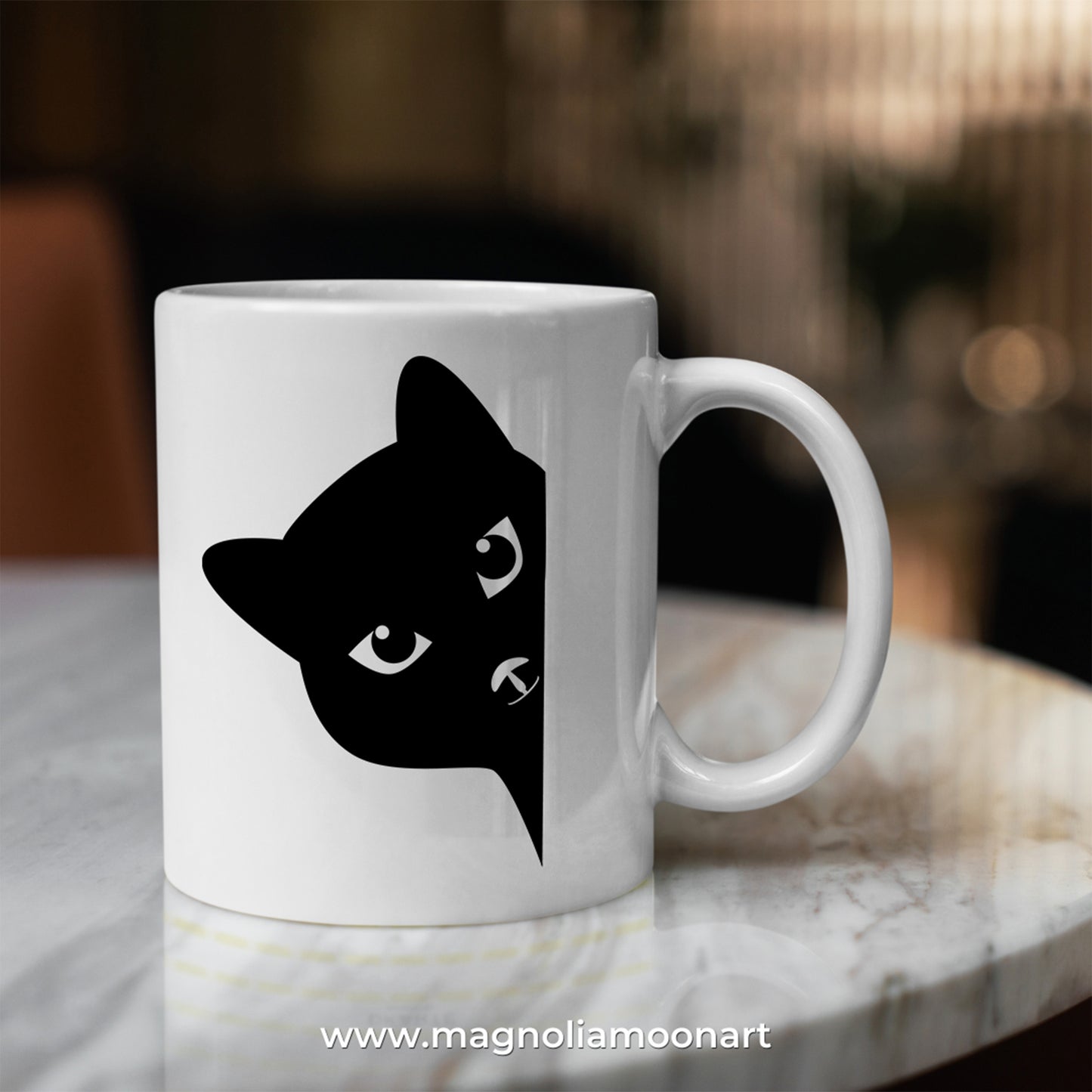 Black Cat Divider SVG