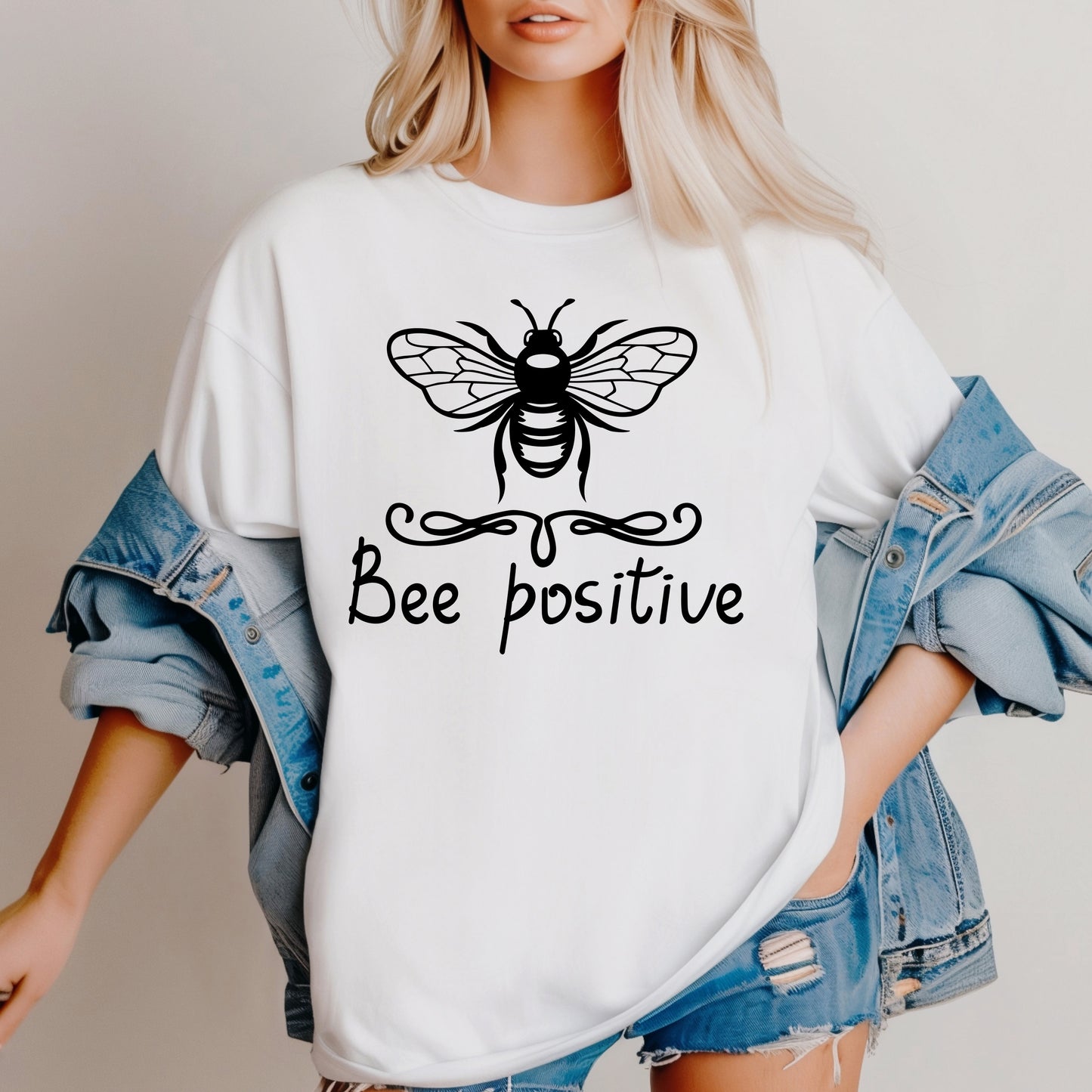 Bee Positive SVG