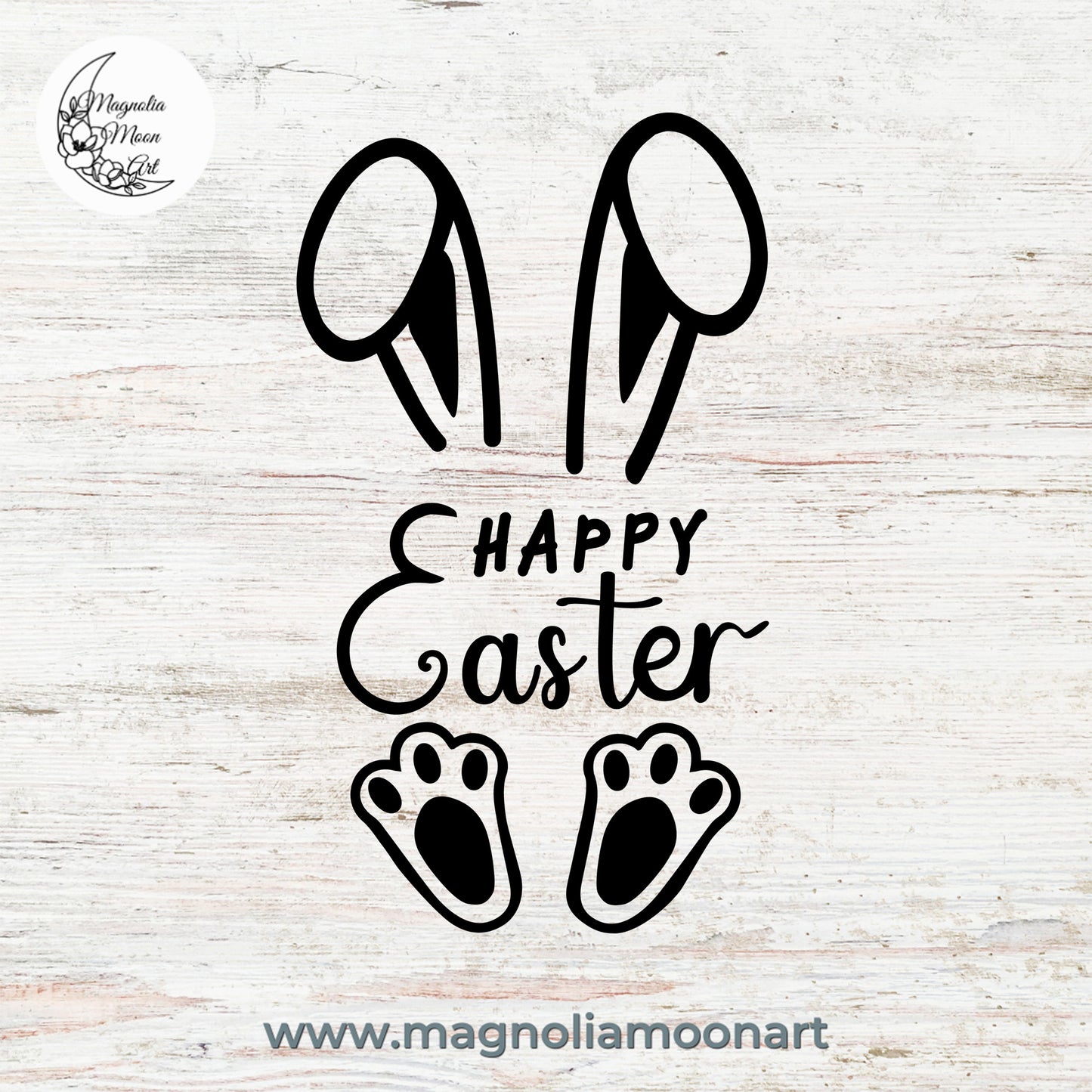 Happy Easter SVG Bunny
