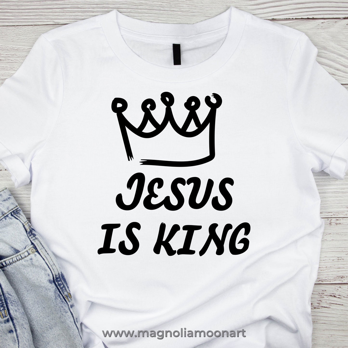 Jesus is King SVG