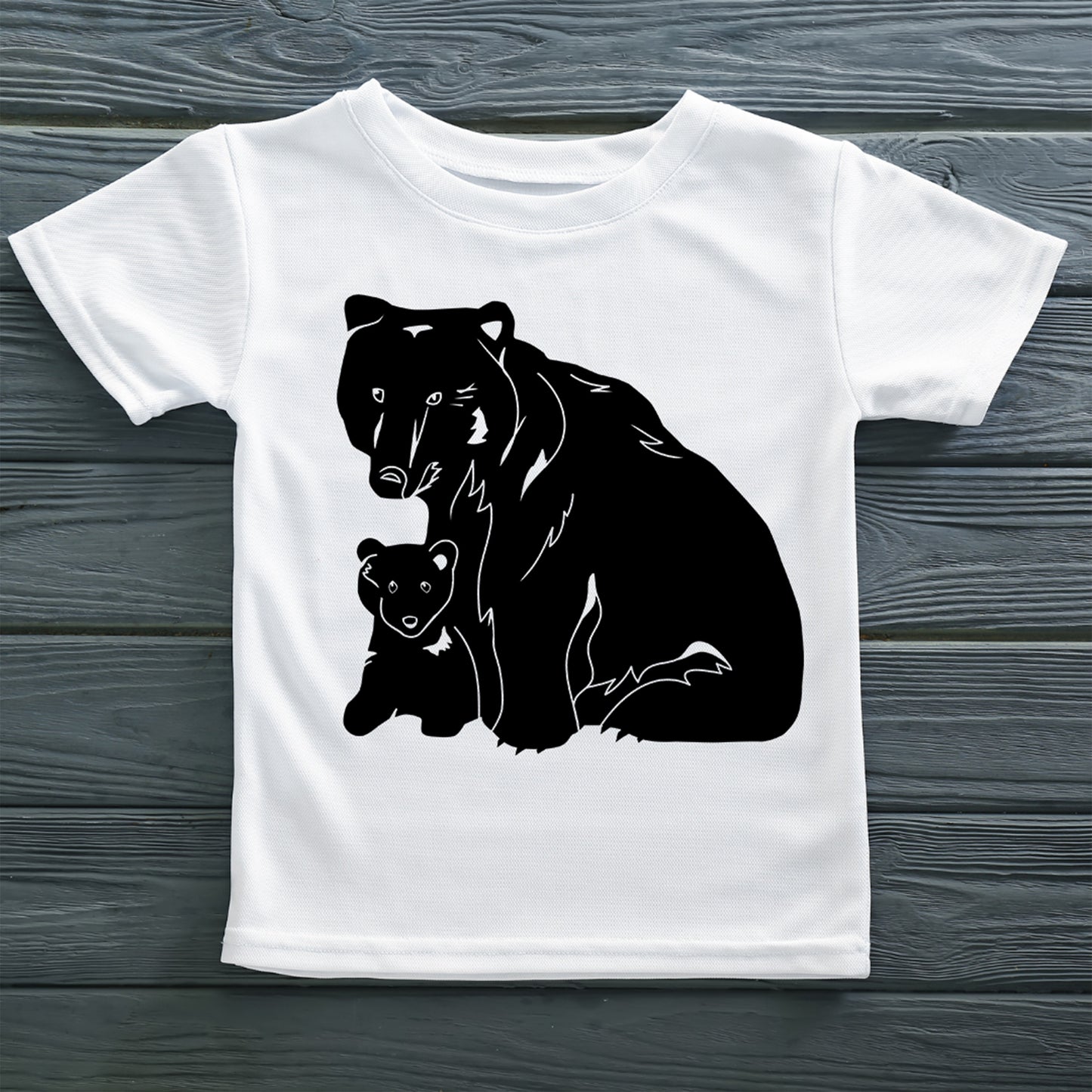 Mama Bear and Baby Bear SVG
