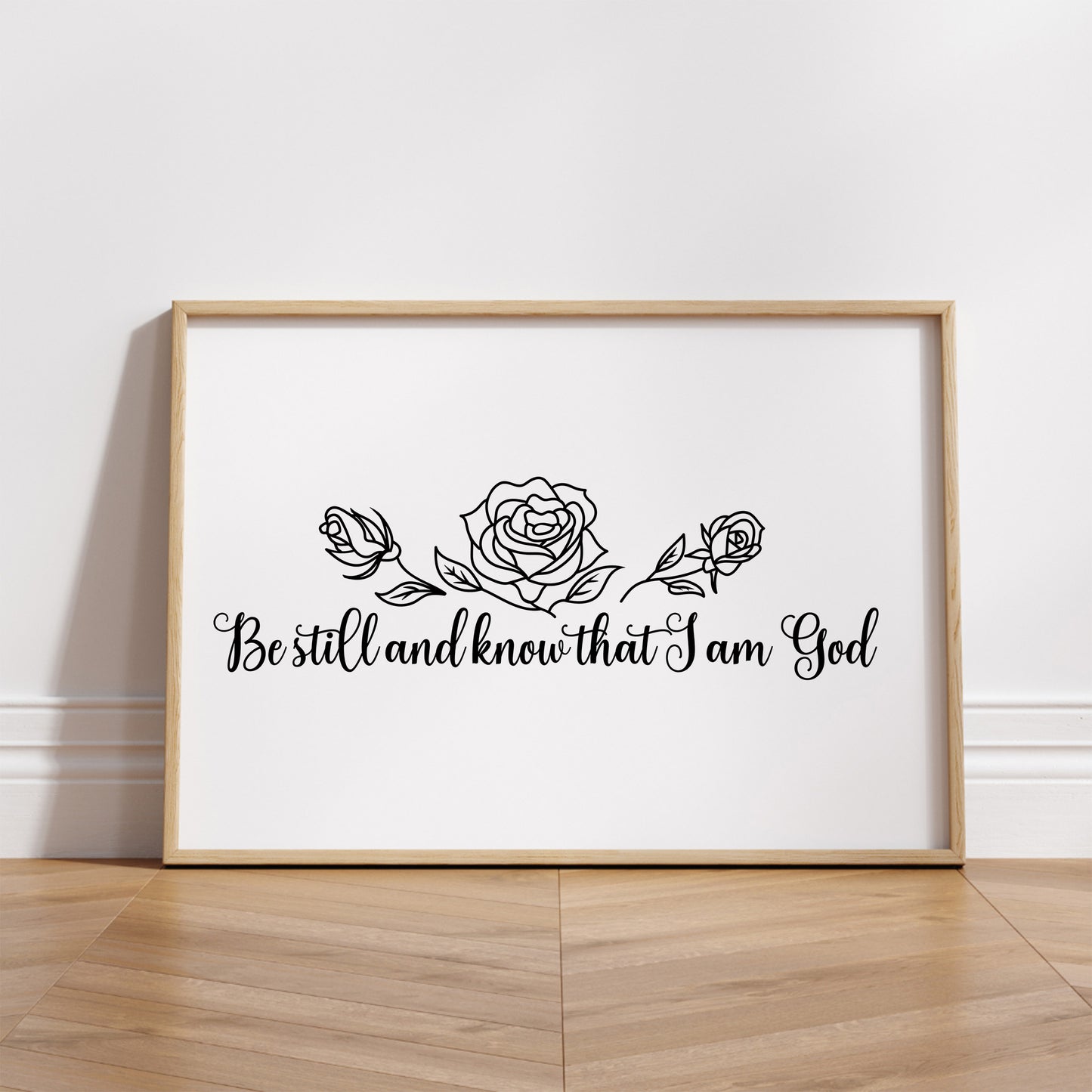 Be still and know that I am God SVG