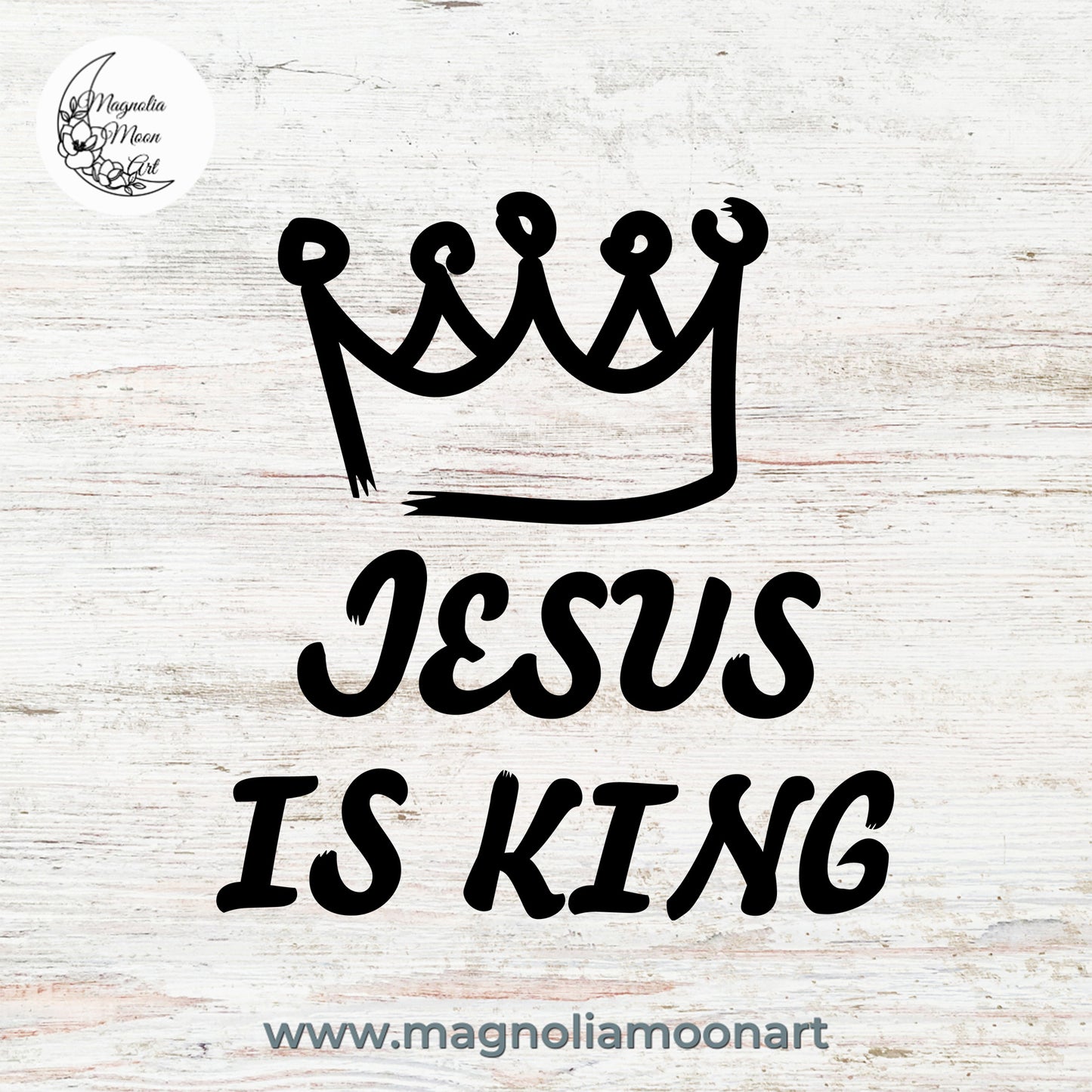 Jesus is King SVG