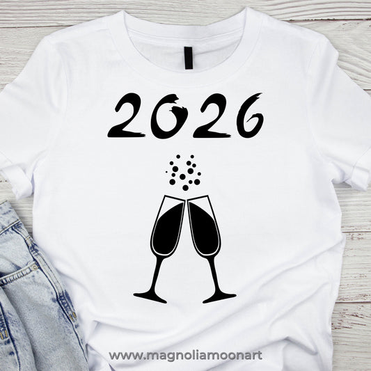 New Year 2026 SVG
