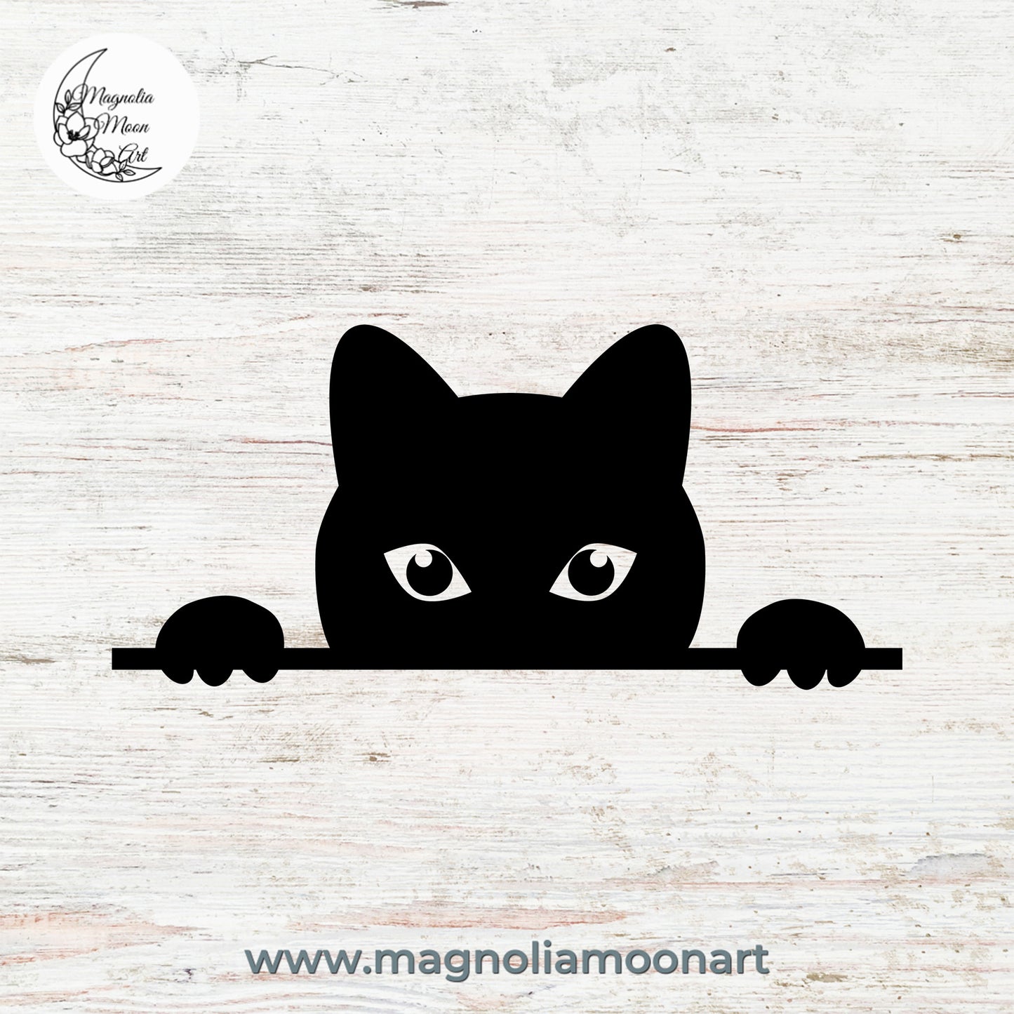 Black Cat Divider SVG