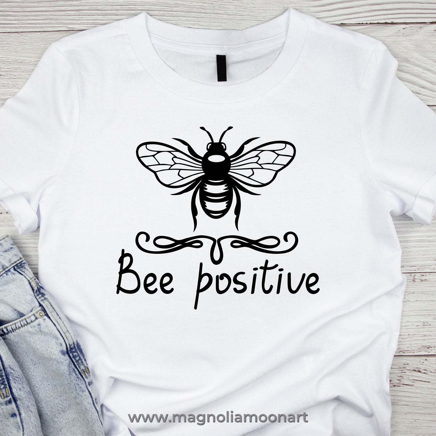 Bee Positive SVG