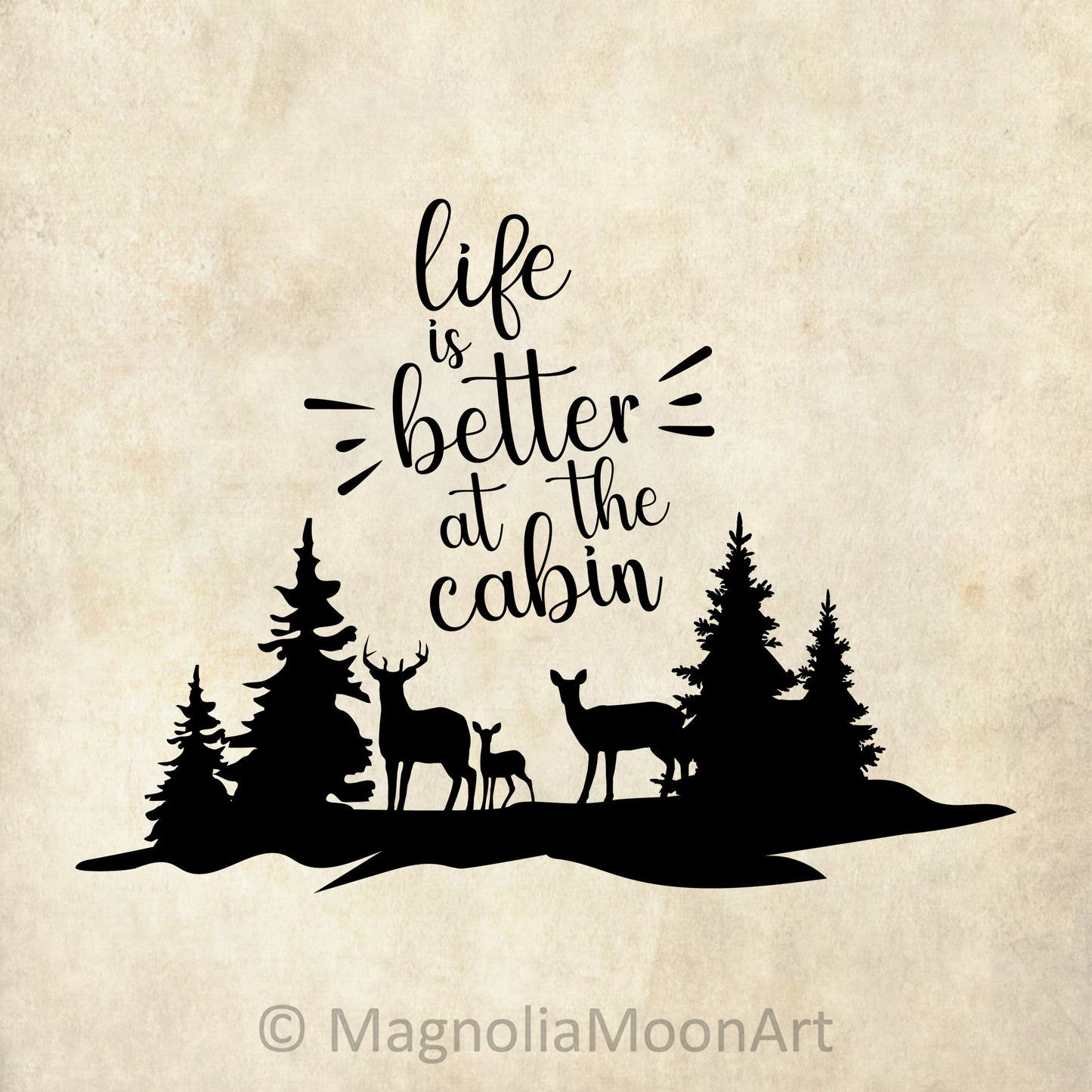 Life is better at the cabin SVG