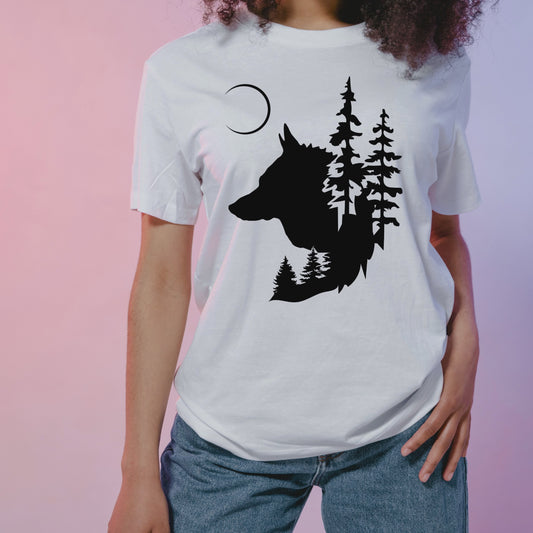 Wolf Forest Fantasy SVG