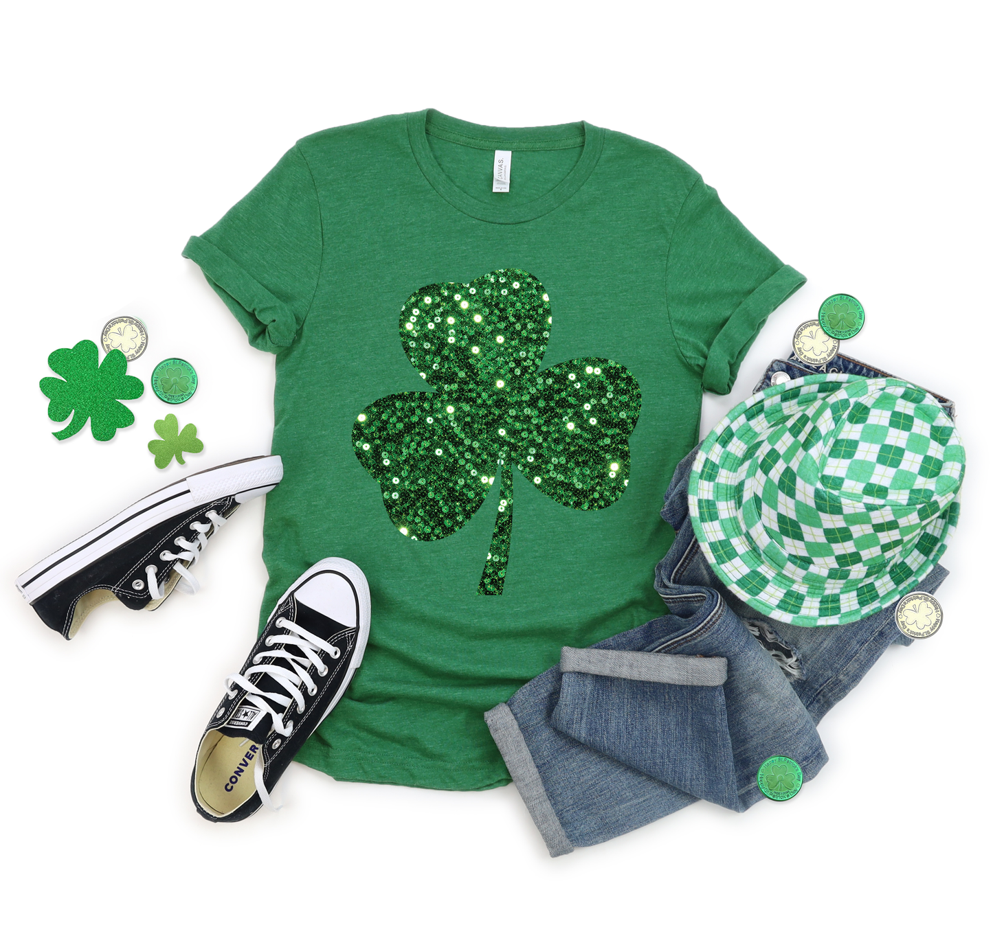 Sequin Shamrock PNG