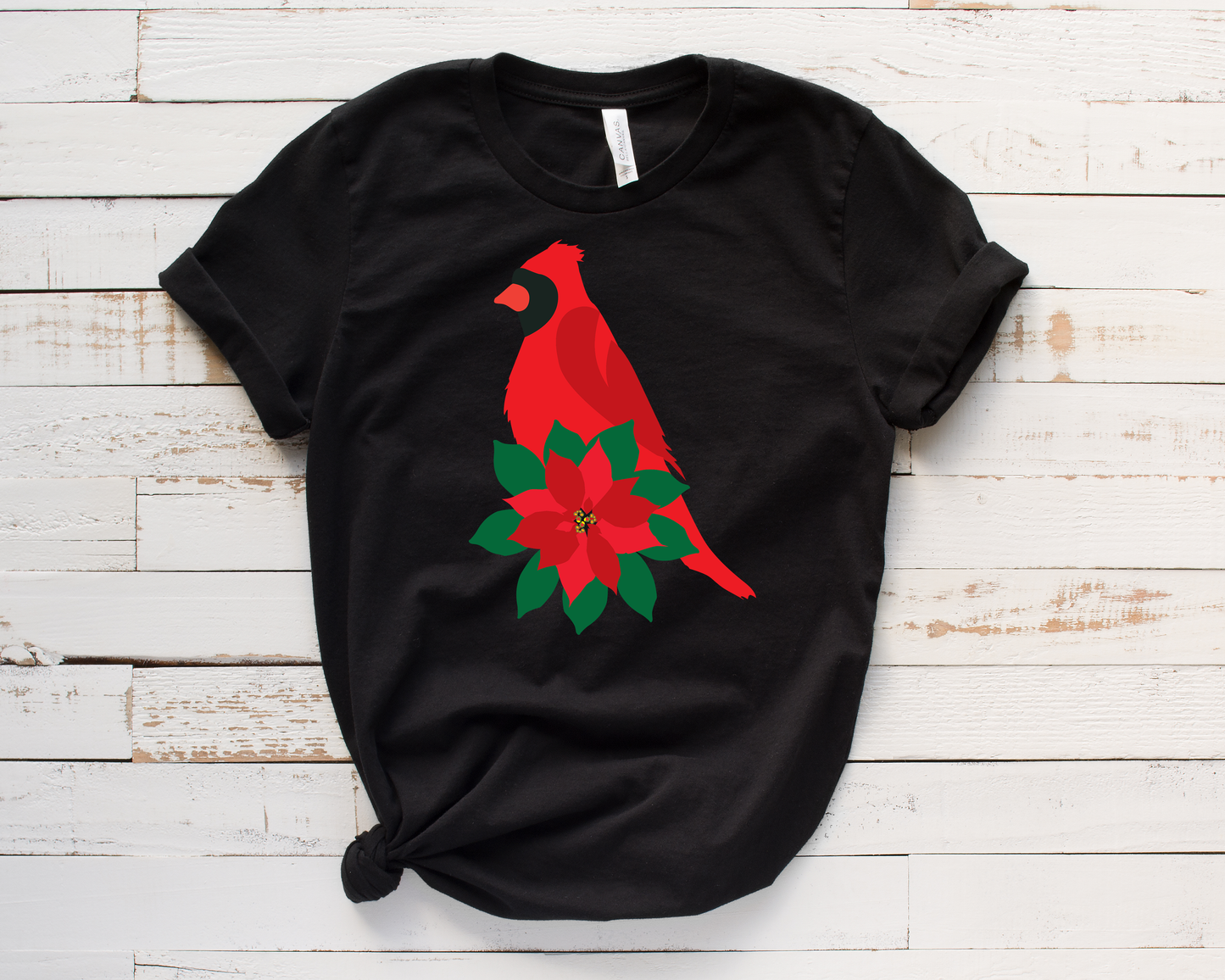 Cardinal and Poinsettia SVG