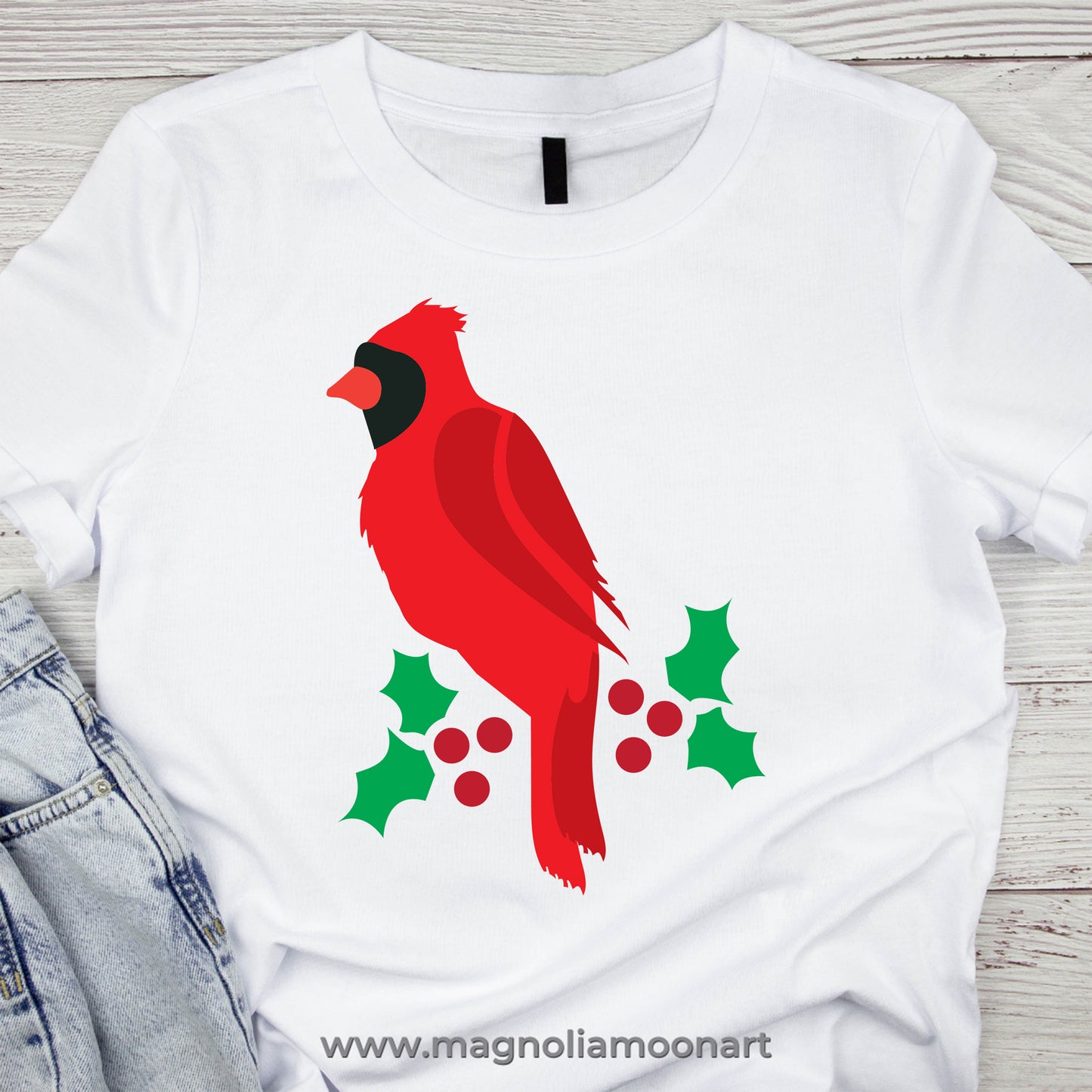 Cardinal Christmas Bird SVG
