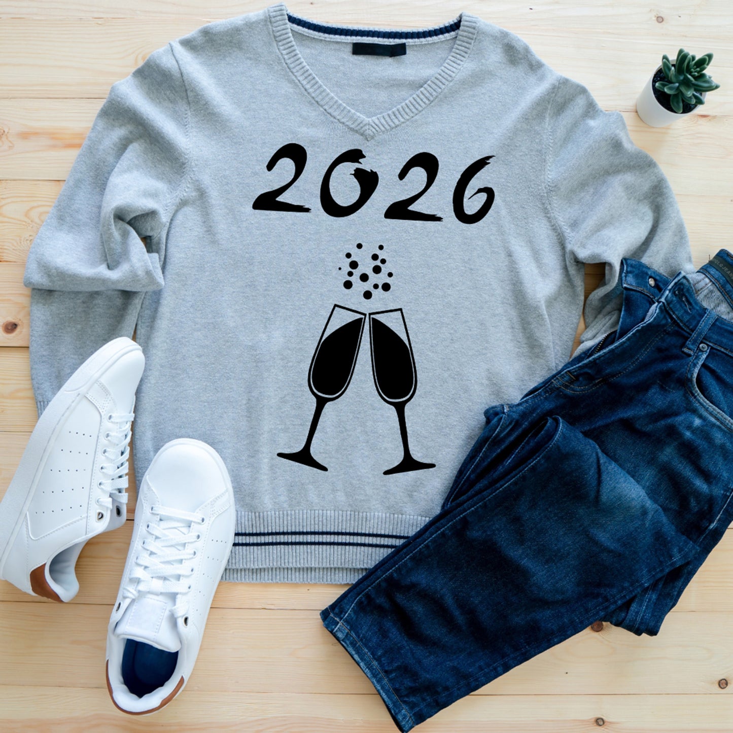 New Year 2026 SVG