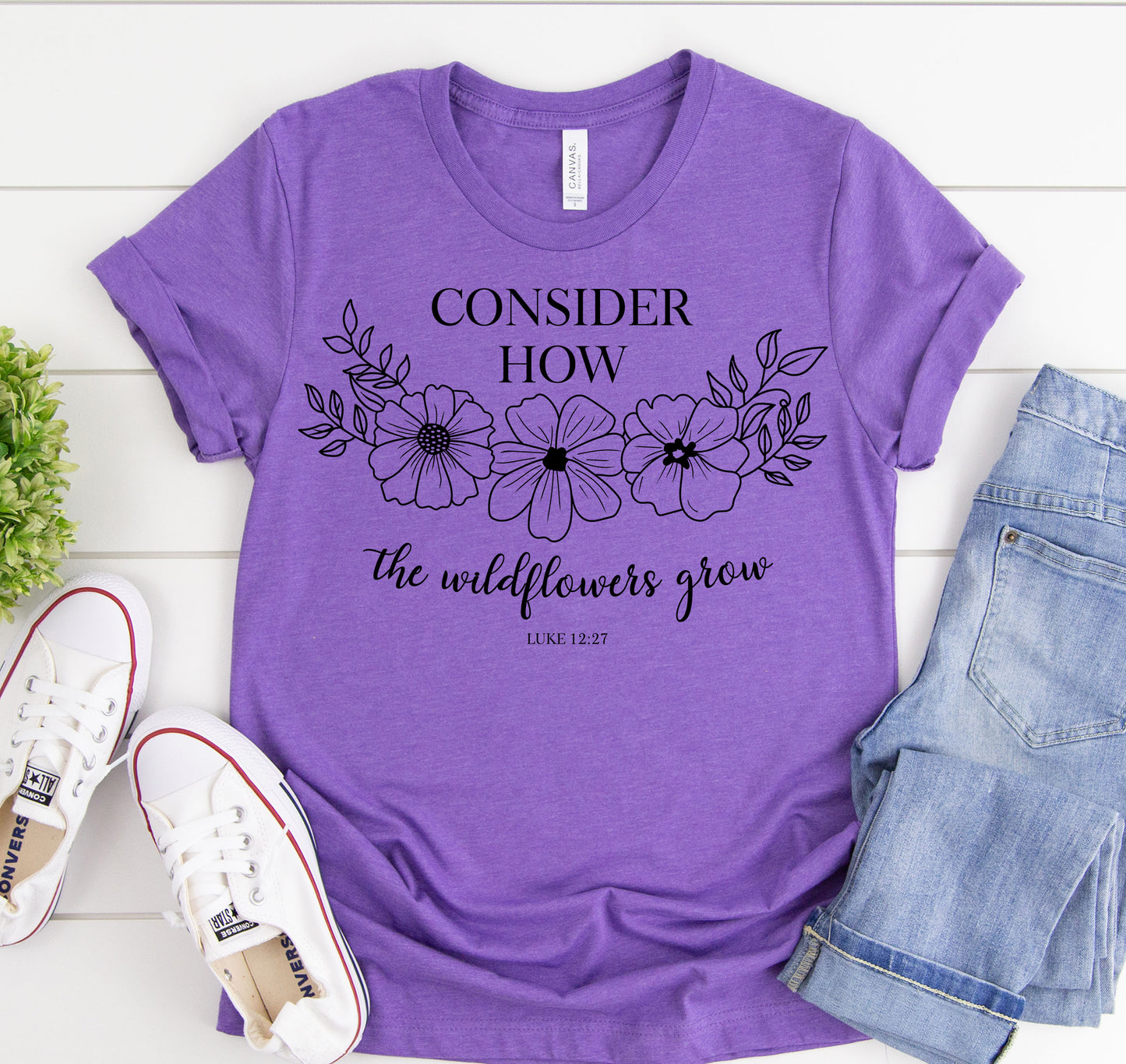 Consider How the Wildflowers Grow SVG