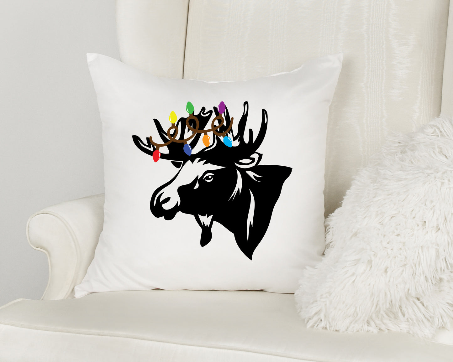 Moose with Lights SVG