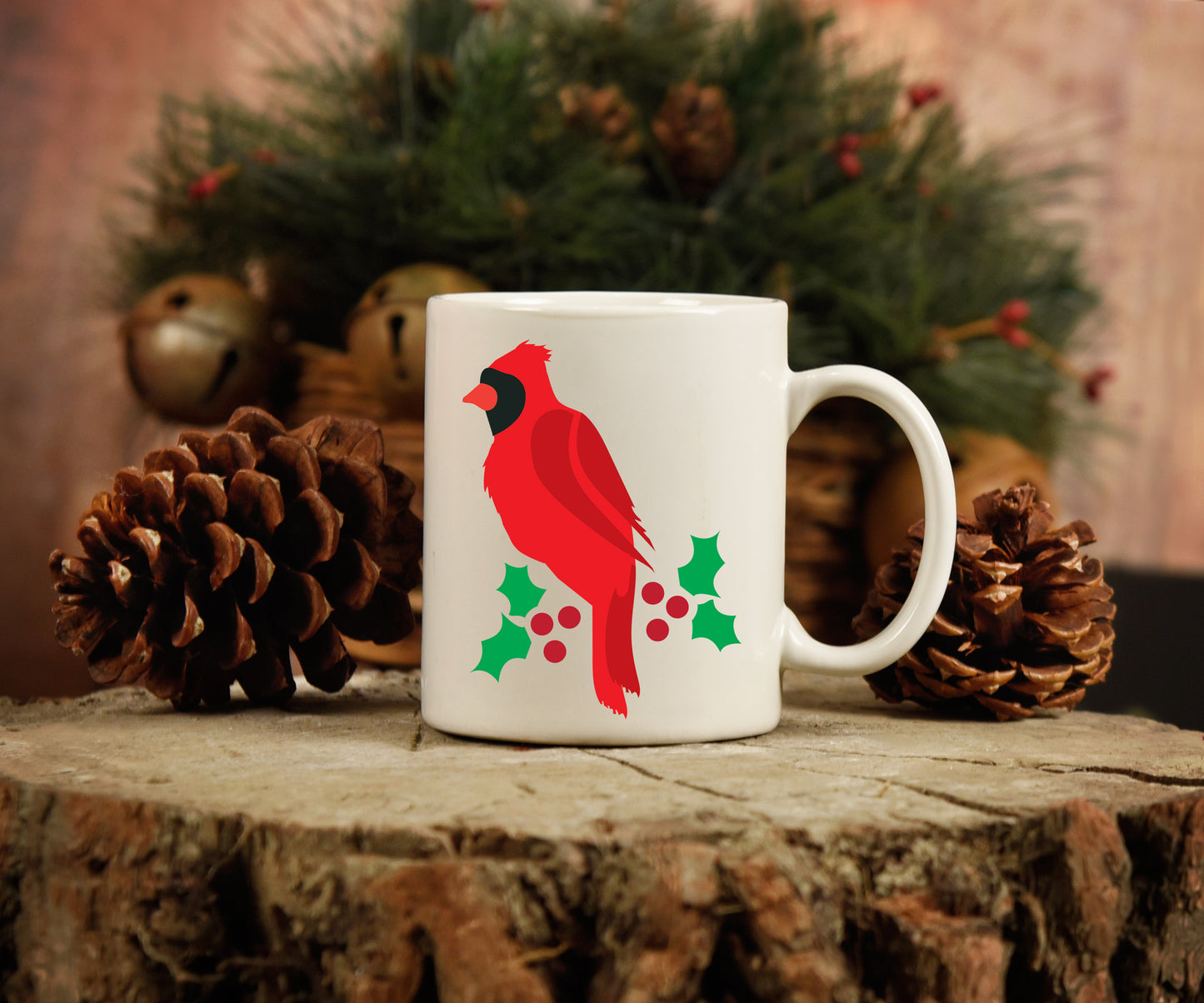 Cardinal Christmas Bird SVG