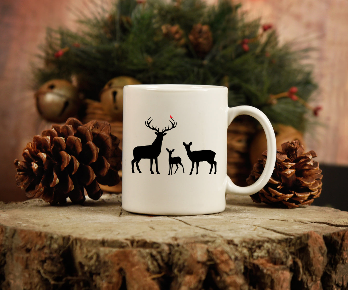 Christmas Deer Family SVG