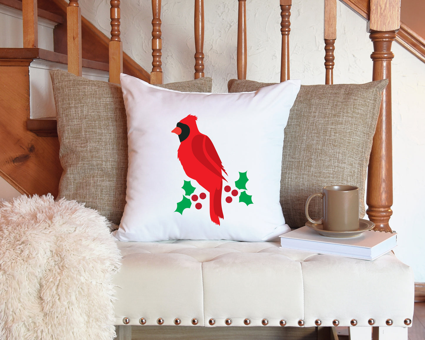 Cardinal Christmas Bird SVG