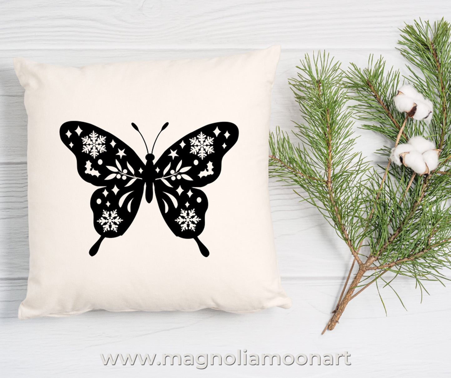 Snowflake Butterfly SVG