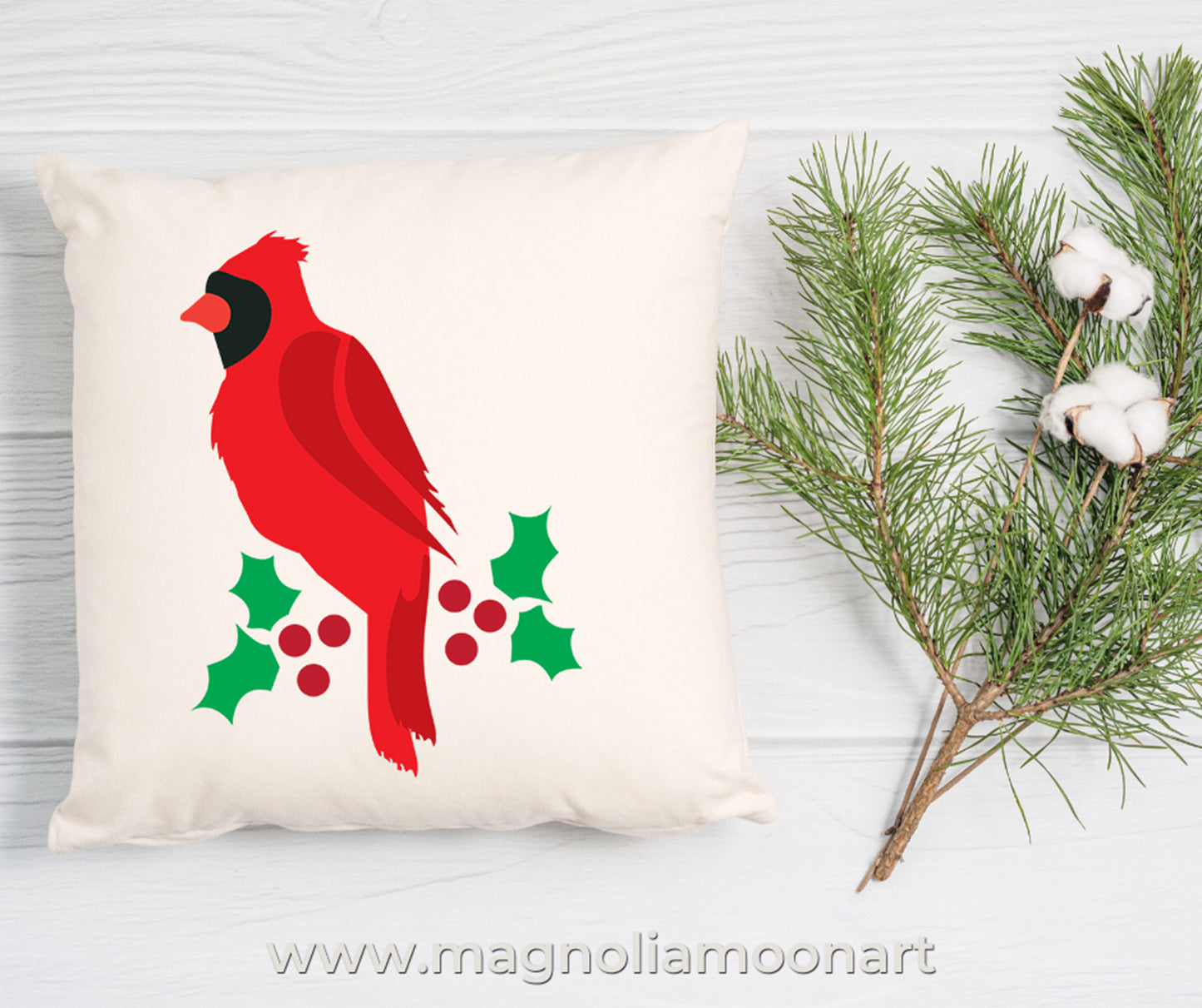 Cardinal Christmas Bird SVG
