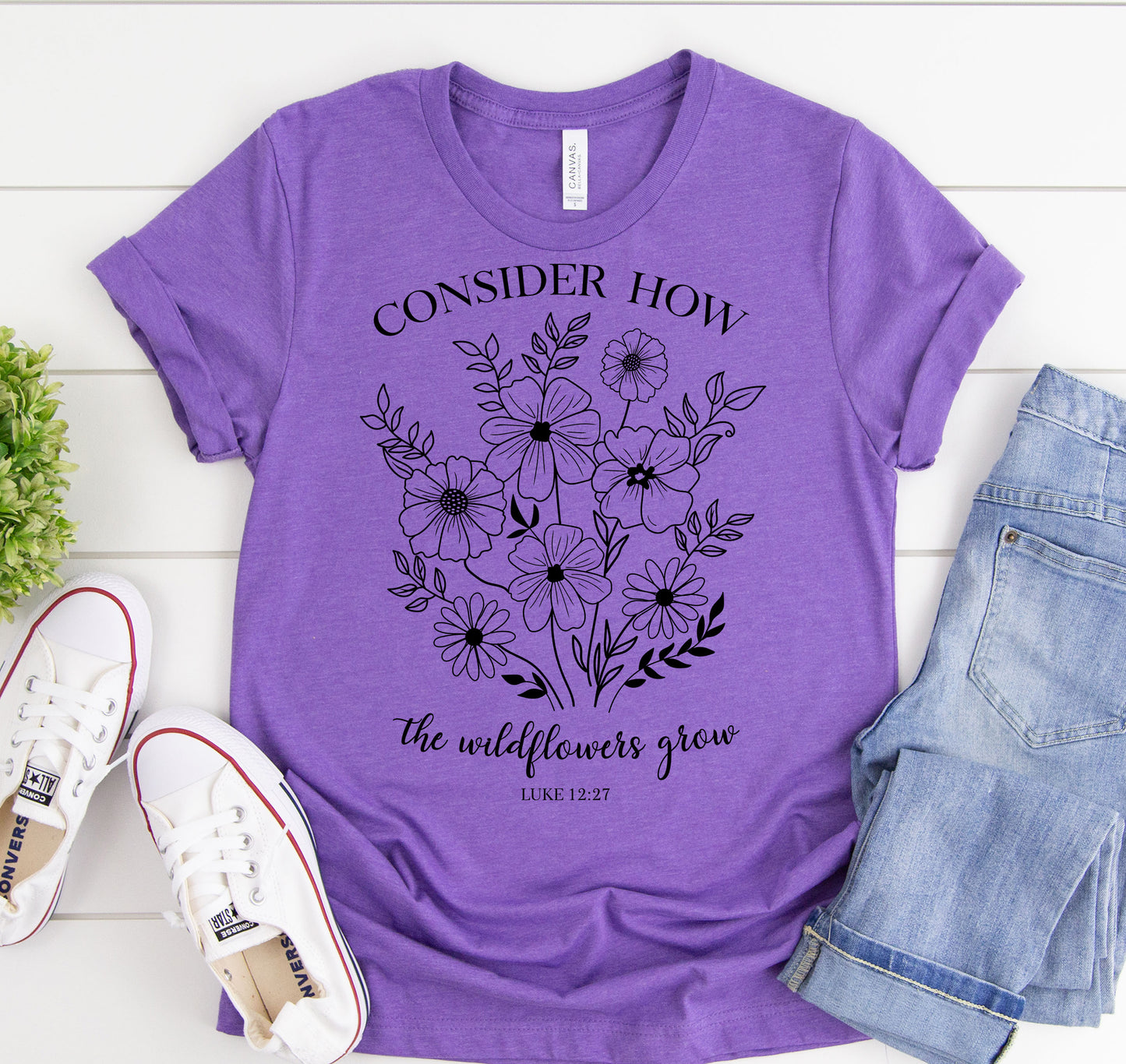 Consider How the Wildflowers Grow SVG